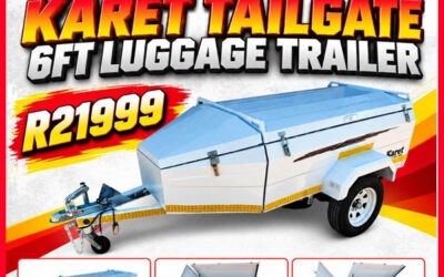 KARET TAILGATE 6FT LUGGAGE TRAILER